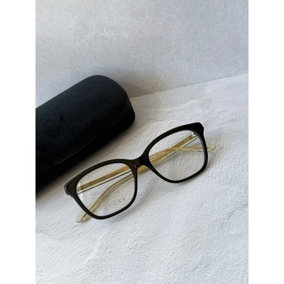 NEW Gucci GG0566ON Pink Transparent Eyeglasses Frames main image 4